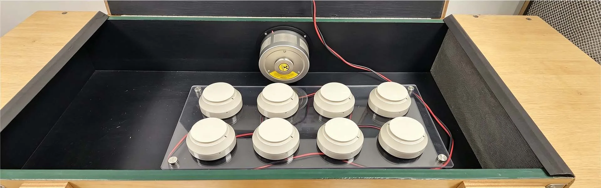 UL 217/268 Smoke box ul217 smoke alarm test